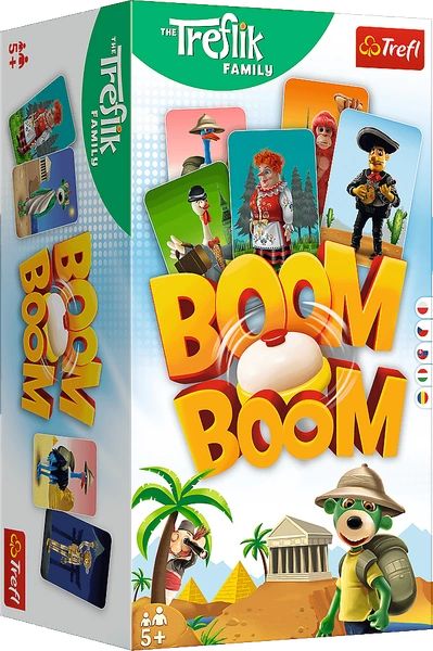 TREFL Gra rodzinna Boom Boom Rodzina Treflików 5+