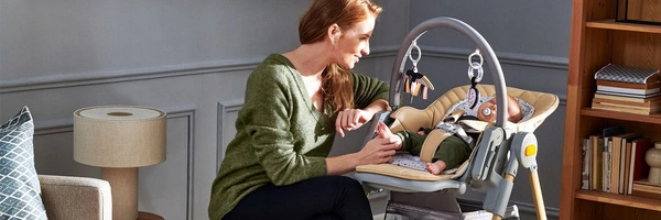 Kinderkraft Lastree 2w1 krzesełko do karmienia leżaczek