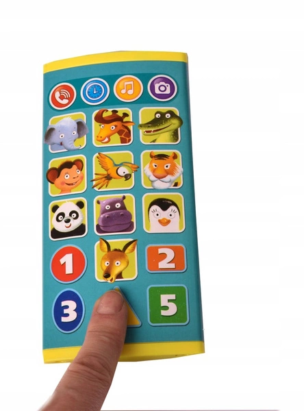 DUMEL telefon smartfon edukacyjny świat zwierząt