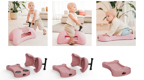 SCOOT AND RIDE My First Rose jeździk chodzik pchacz 3w1