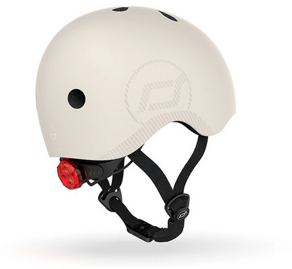 SCOOT AND RIDE KASK M-L dla dzieci regulacja kask rowerowy dziecięcy LED