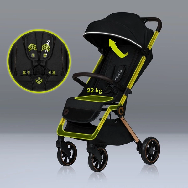 Lionelo Cloe Wózek spacerowy + AKCESORIA do 22kg