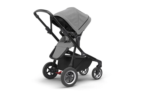 Wózek głęboko spacerowy Thule Sleek Grey Melange on Black
