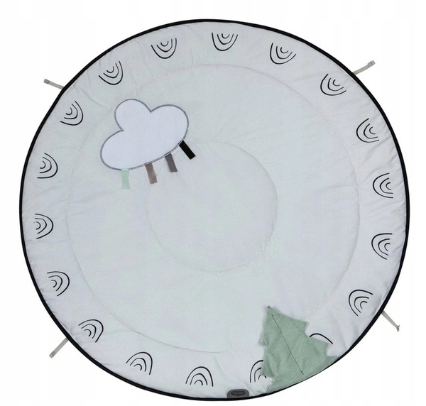 TINY LOVE gimnastyka mata edukacyjna drewniany stojak zabawa