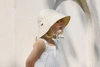 Elodie Details - Kapelusz przeciwsłoneczny - Oat White - 2-3 lata