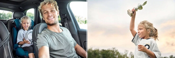 RECARO Mako 2 Elite Prime Mat Black fotelik samochodowy i-size 100-150cm + RECARO Mako tapicerka letnia pokrowiec na fotelik