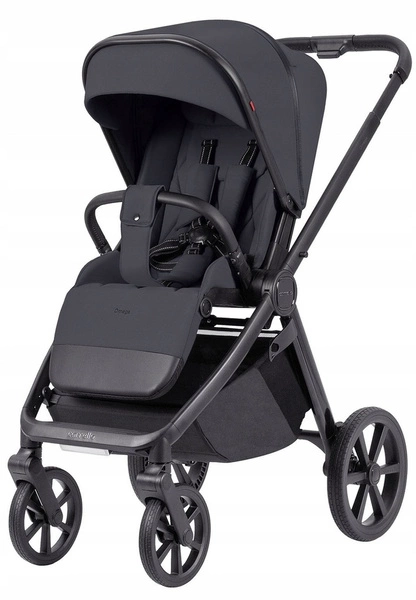 Carrello Omega Plus gondola spacerówka wózek zestaw 2w1 Meteor Grey