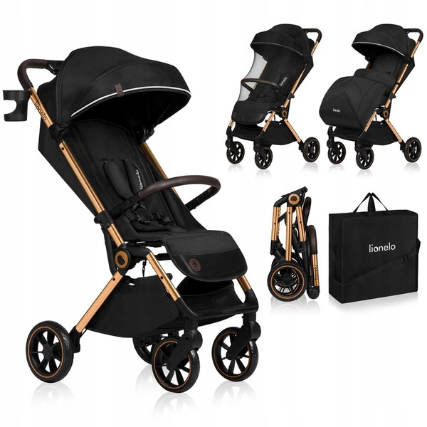 Lionelo Cloe Wózek spacerowy + AKCESORIA do 22kg