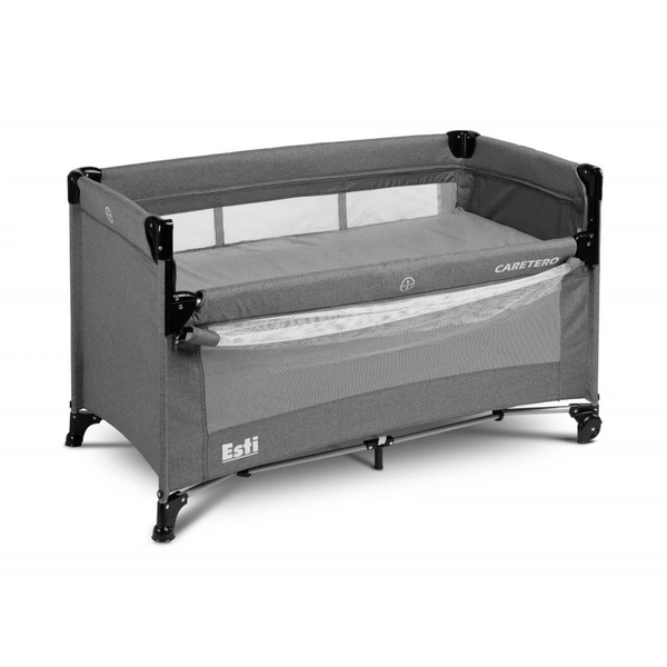 CARETERO ESTI łóżeczko turystyczne składane kojec opuszczany bok