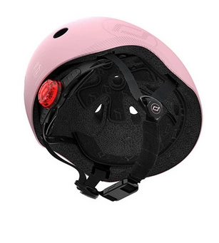 SCOOT AND RIDE KASK M-L dla dzieci regulacja kask rowerowy dziecięcy LED