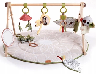 TINY LOVE BOHO CHIC mata edukacyjna z drewnianym stojakiem dla bobasa