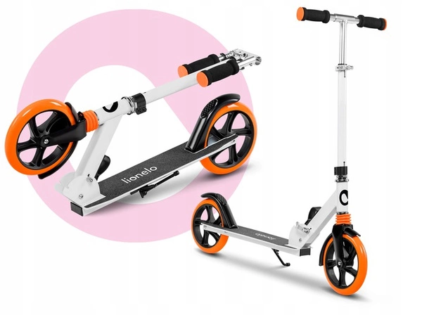 LIONELO LUCA Hulajnoga składana duża amortyzator do 100 kg