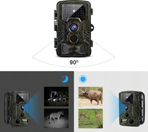 TopHunt HC-800A Fotopułapka Kamera Leśna FHD PL