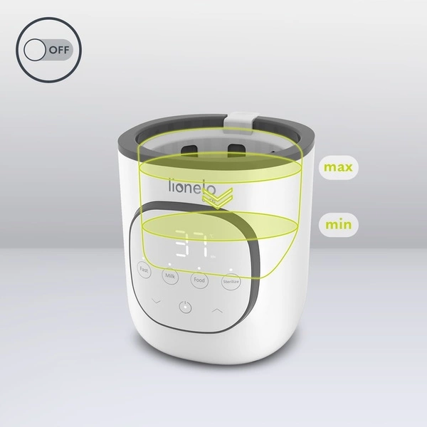 Podgrzewacz do butelek pokarmu 5w1 Lionelo Thermup 2.0