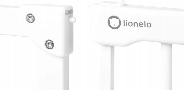 LIONELO Truus Barierka bramka ochronna na drzwi schody ROZPOROWA do 105 cm