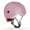 SCOOT AND RIDE KASK S-M dla dzieci regulacja kask rowerowy dziecięcy LED