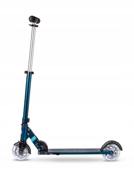 Hulajnoga Micro Sprite LED PEARL Green Purple świecące koła perłowy lakier