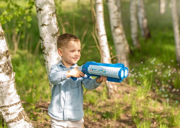 DUMEL PODWÓJNA wyrzutnia baniek płyn pistolet