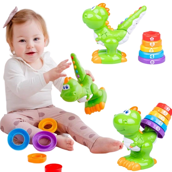DUMEL FIGLARNY DINO dimozaur INTERAKTYWNY SORTER T-REX
