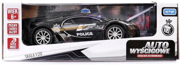 Auto POLICJA auto Samochód ZDALNIE STEROWANY akumulator