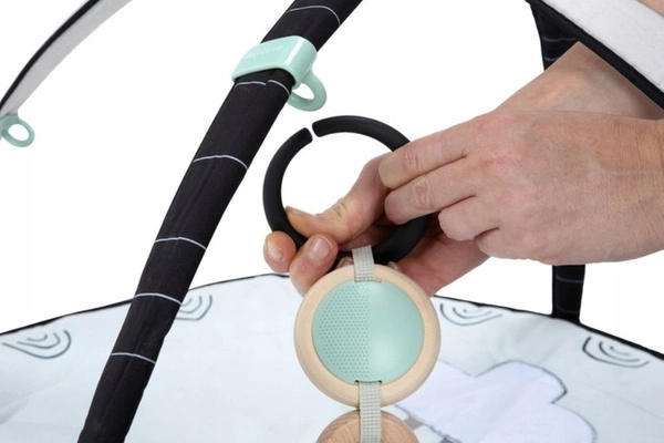 TINY LOVE gimnastyka mata edukacyjna z pałąkami i karuzelą DECOR 2W1