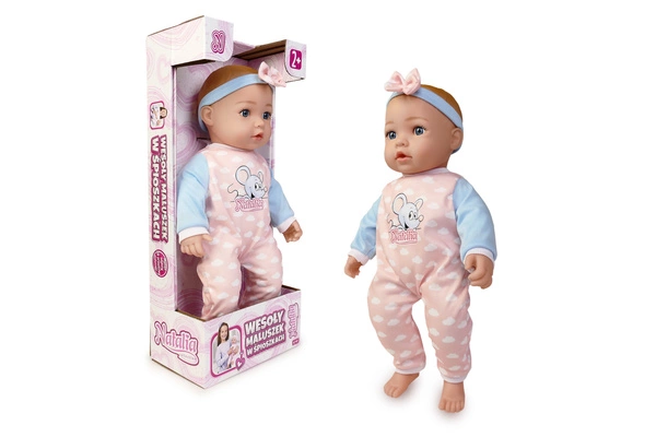 Lalka NATALIA Niemowlak Bobas bobasek 43CM ubranko