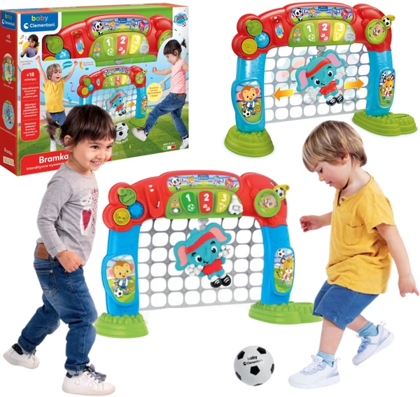 Clementoni Interaktywna bramka sportowa piłka