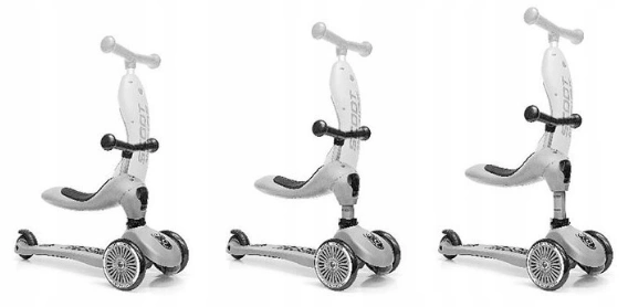 SCOOT AND RIDE HIGHWAYKICK 1 jeździk 2W1 hulajnoga + plecak