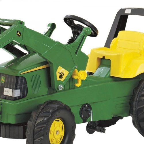 ROLLY TOYS Duży traktor na pedały John Deere ŁADOWACZ + ŁYŻKA