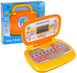 MÓJ MAŁY LAPTOP komputer edukacyjny literki język polski