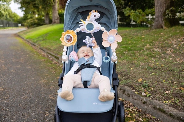 TINY LOVE łuk pałąk z zabawkami na fotelik wózek leżaczek 0+