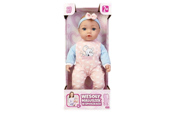 Lalka NATALIA Niemowlak Bobas bobasek 43CM ubranko