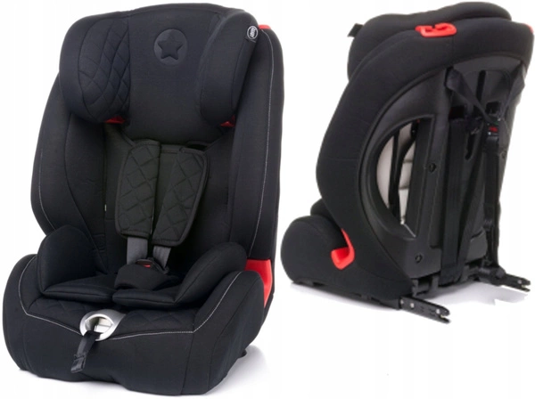 4BABY STAR FIX fotelik samochodowy 9-36 kg RED ISO