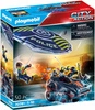 Playmobil City Action Policyjny Spadochron Pościg za amfibią 70781