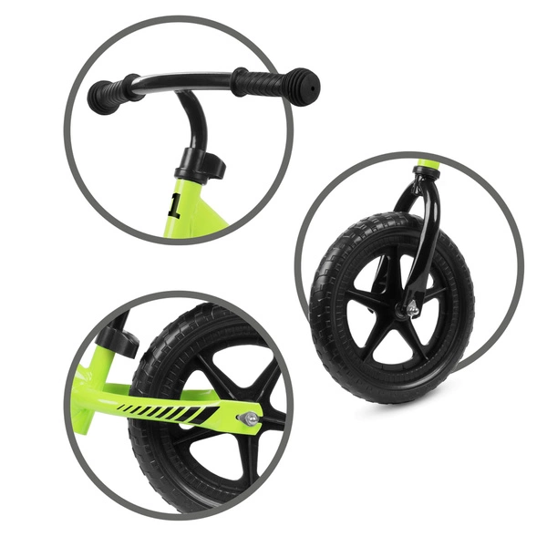 Rowerek biegowy Kidwell REBEL lekki 2,64kg koła 12 eva