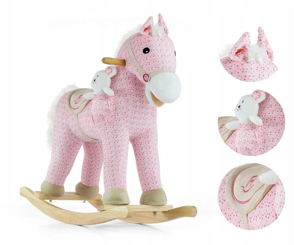 Milly Mally Koń na biegunach Pony Pink
