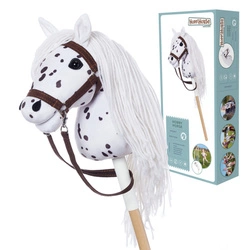 Hobby Horse A4 Koń na kiju Hoppihorse z lejcami akcesoria w zestawie