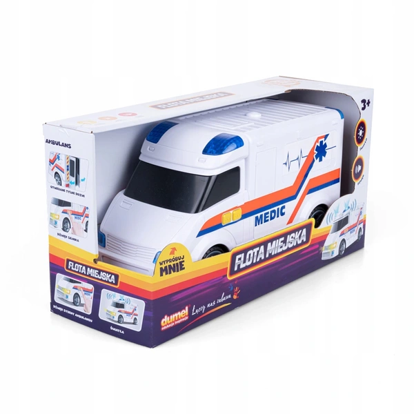 DUMEL Flota Miejska Duży Ambulans Karetka Dźwięk