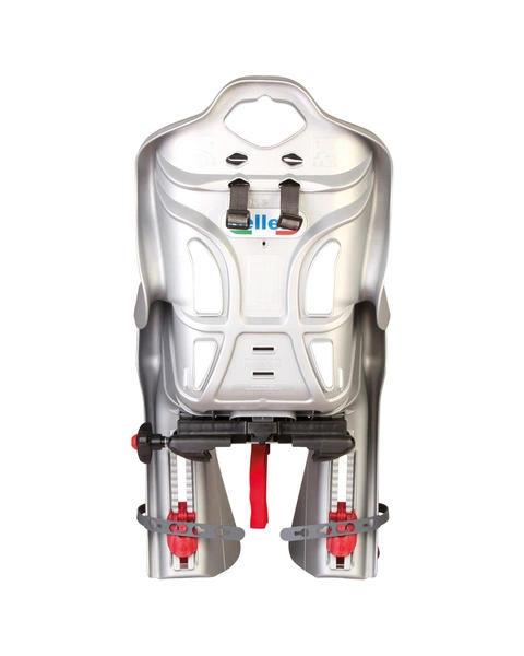 BELLELLI B-One Clamp fotelik rowerowy na bagażnik srebrny