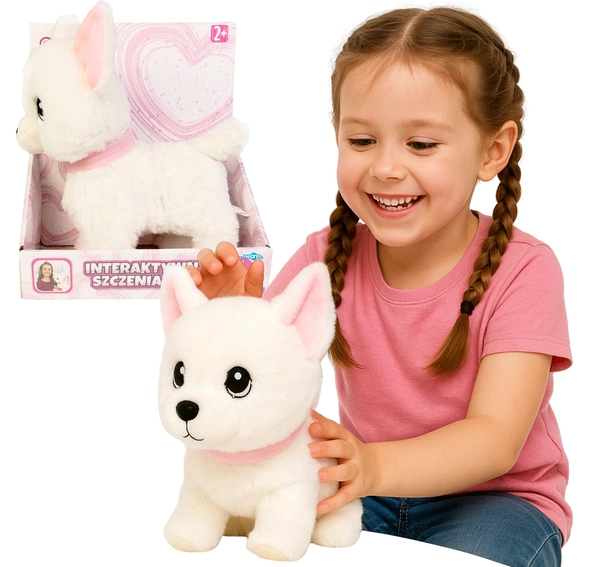 Chodzący Piesek Interaktywny Natalia Artyk Dźwięki reaguje na dotyk