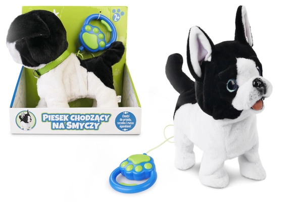 Artyk interaktywny piesek chodzący na smyczy szczeka macha ogonem 169120