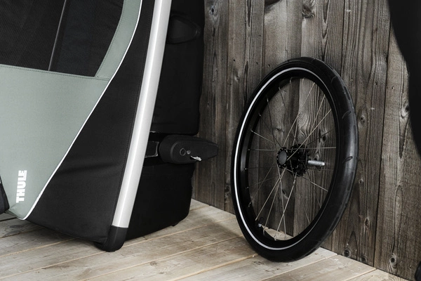 Przyczepka rowerowa dla psa - Thule Bexey L do 45 kg - Haze green