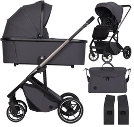 Cavoe Moi Plus 2W1 wózek spacerowy z gondolą + torba + adaptery