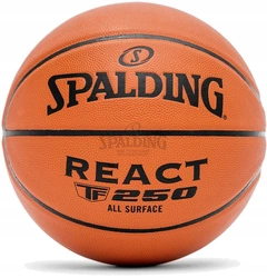 SPALDING TF250 7 Piłka do koszykówki skóra in/out