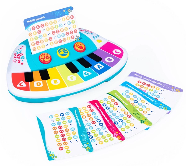 Dumel Pianinko interaktywne dotykowe + karty 2+