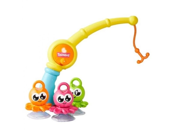 TOMY TOOMIES Wędka na Ośmiorniczki zabawka do wanny kąpieli 18m+