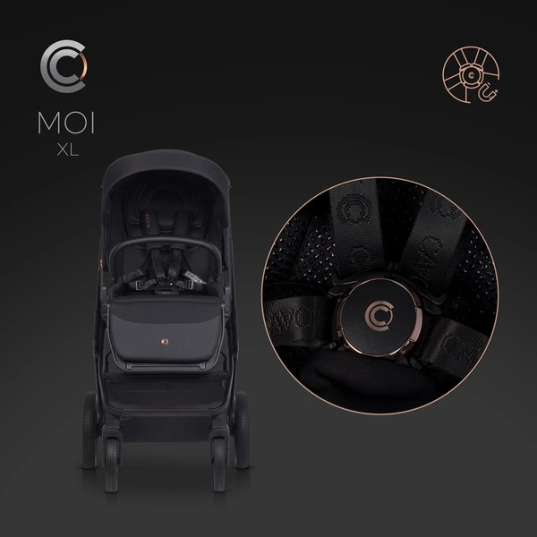 Cavoe Moi XL 2W1 wózek spacerowy z gondolą + torba + adaptery + 1 sztuka panel grzewczy