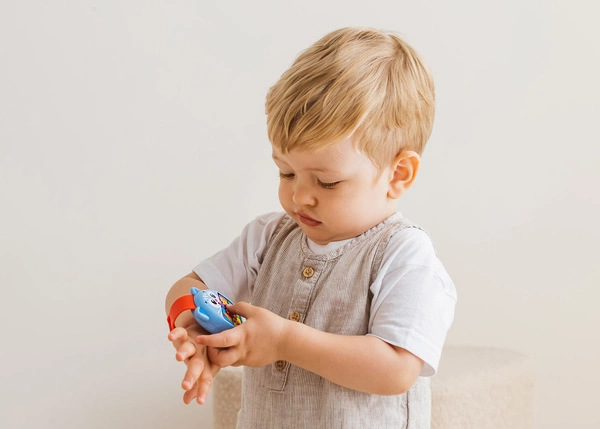 DUMEL ZEGAREK MALUCHA KOTEK nauka dla dzieci regulowany piosenki mówi PL