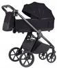 Carrello Omega Plus gondola spacerówka wózek zestaw 2w1 Cosmo Black