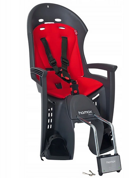 Hamax Smiley fotelik rowerowy na ramę 22kg pałąk